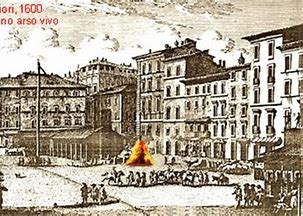 Arso vivo Campo de Fiori