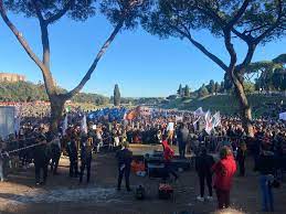 Protesta al circo massimo