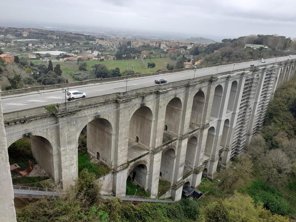 Proseguono gli interventi strutturali sul ponte “Pio IX” di Ariccia