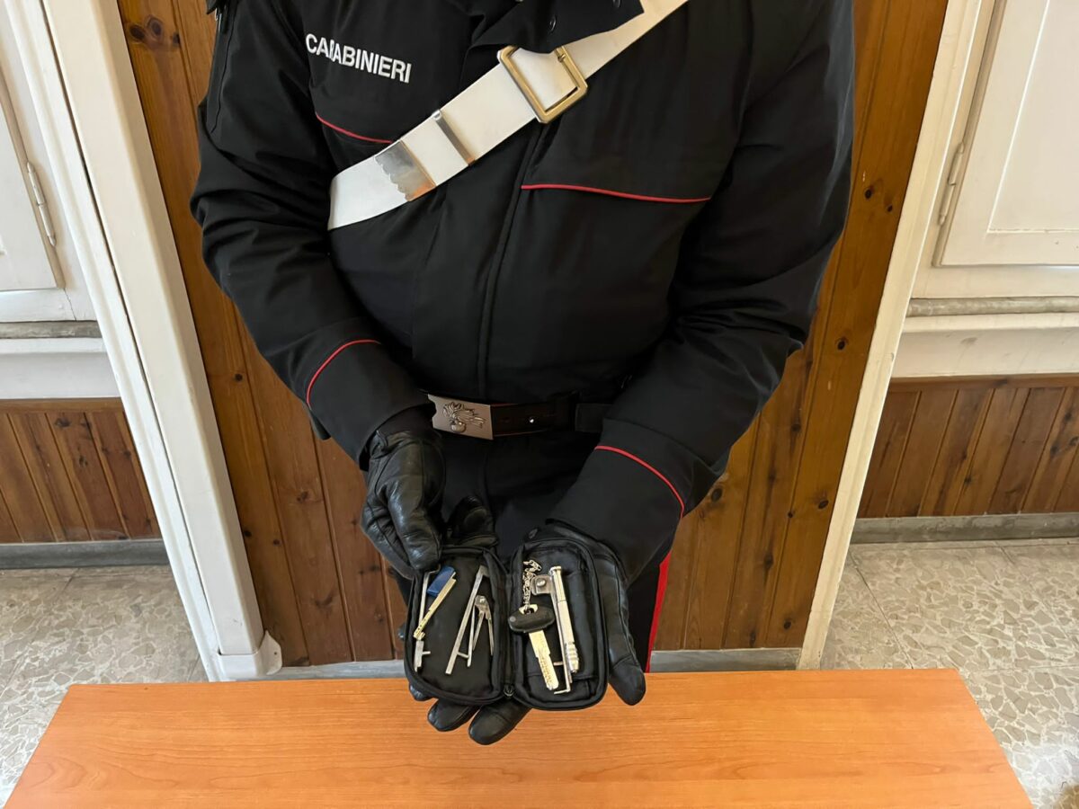 "Topi d'appartamento" nella trappola dei Carabinieri