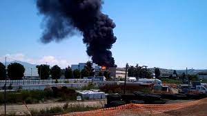 Incendio a Monterotondo