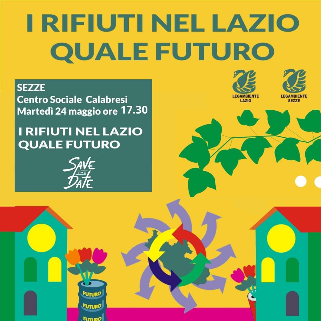 "I rifiuti del Lazio, quale Futuro" a Sezze