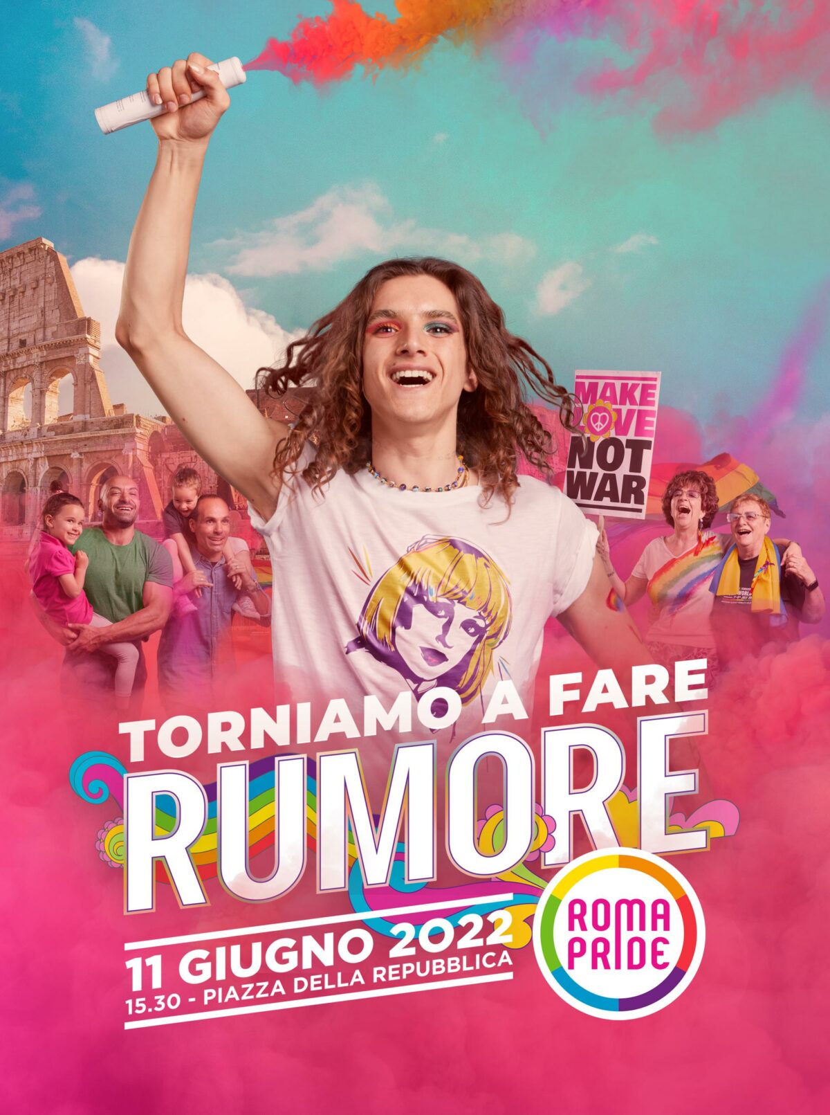 Torna il Roma Pride 2022 l'11 giugno