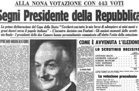 Segni eletto Presidente