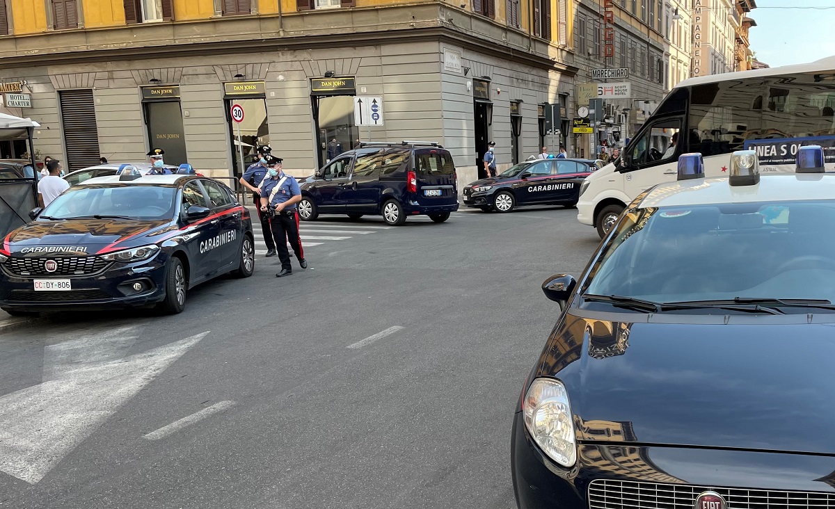 Intensificati i controlli dei Carabinieri in zona Termini