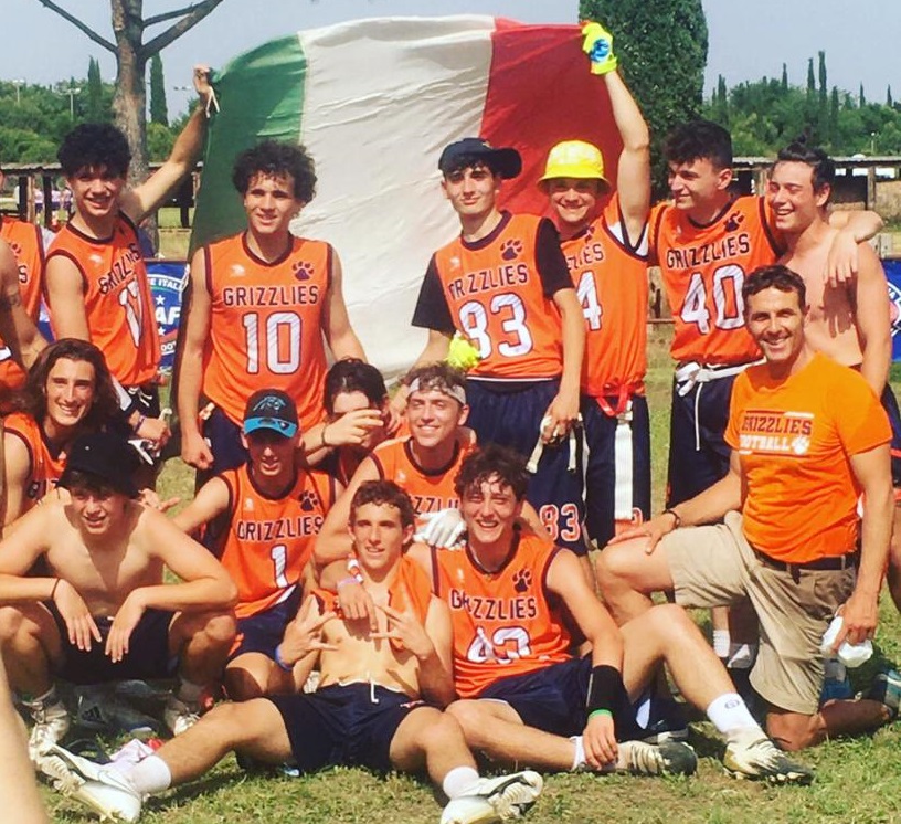 Giovani Orsi campioni d'Italia di flag football