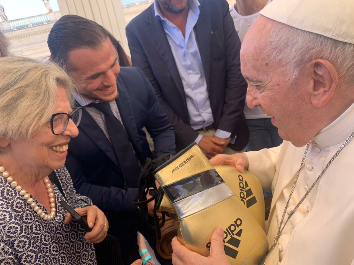 Michael “Lone Wolf” Magnesi da Papa Francesco