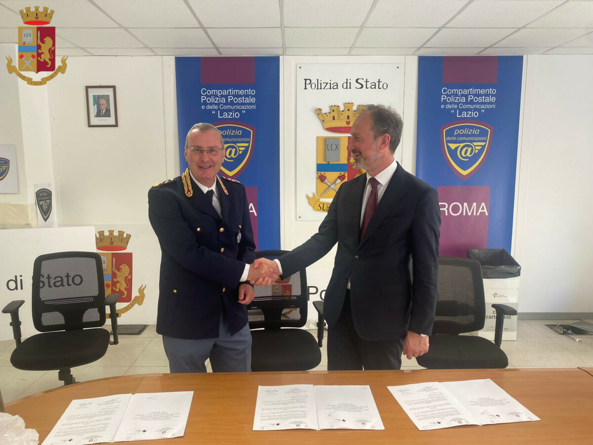 Protocollo d'intesa di Polizia Postale e ASL Roma 1 per il contrasto dei crimini informatici