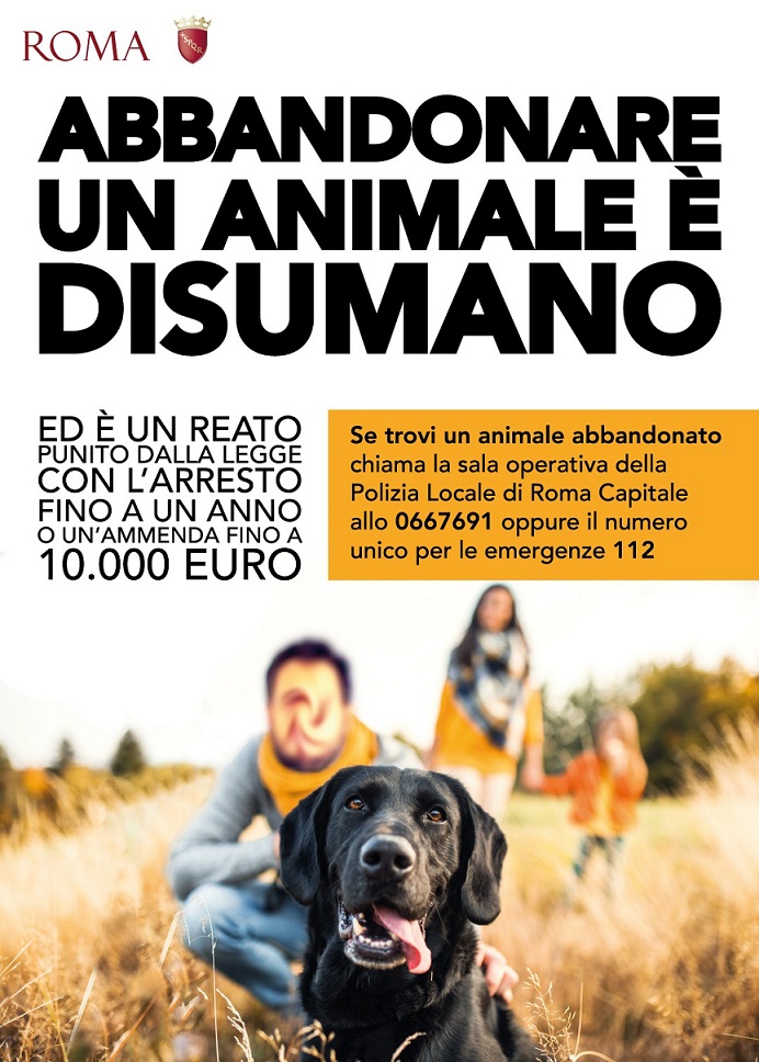 Prende il via a Roma la campagna contro l’abbandono degli animali