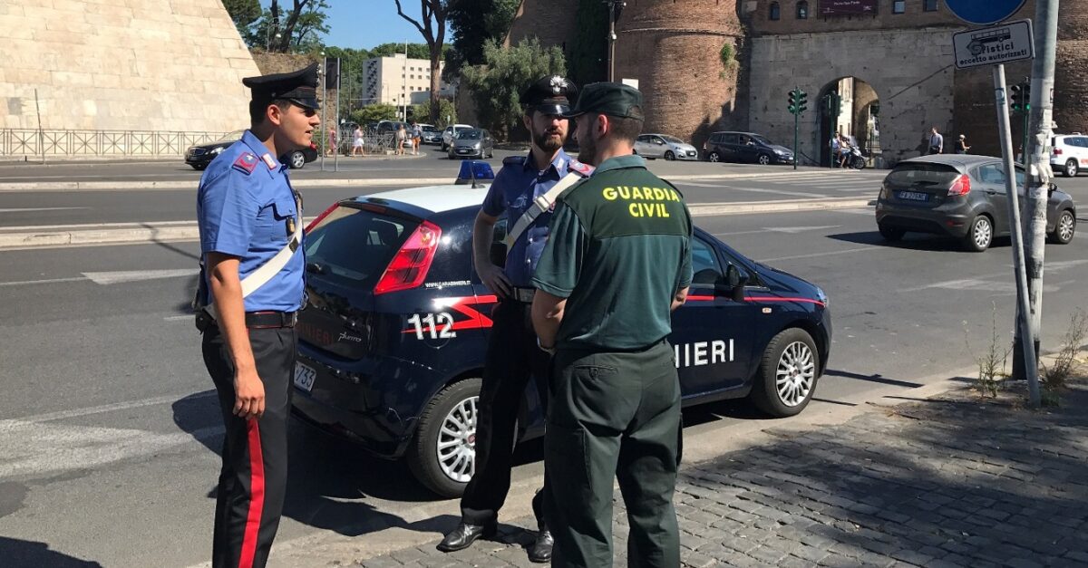 Pattugliamento congiunto tra Carabinieri e Guardia Civil spagnola a Roma