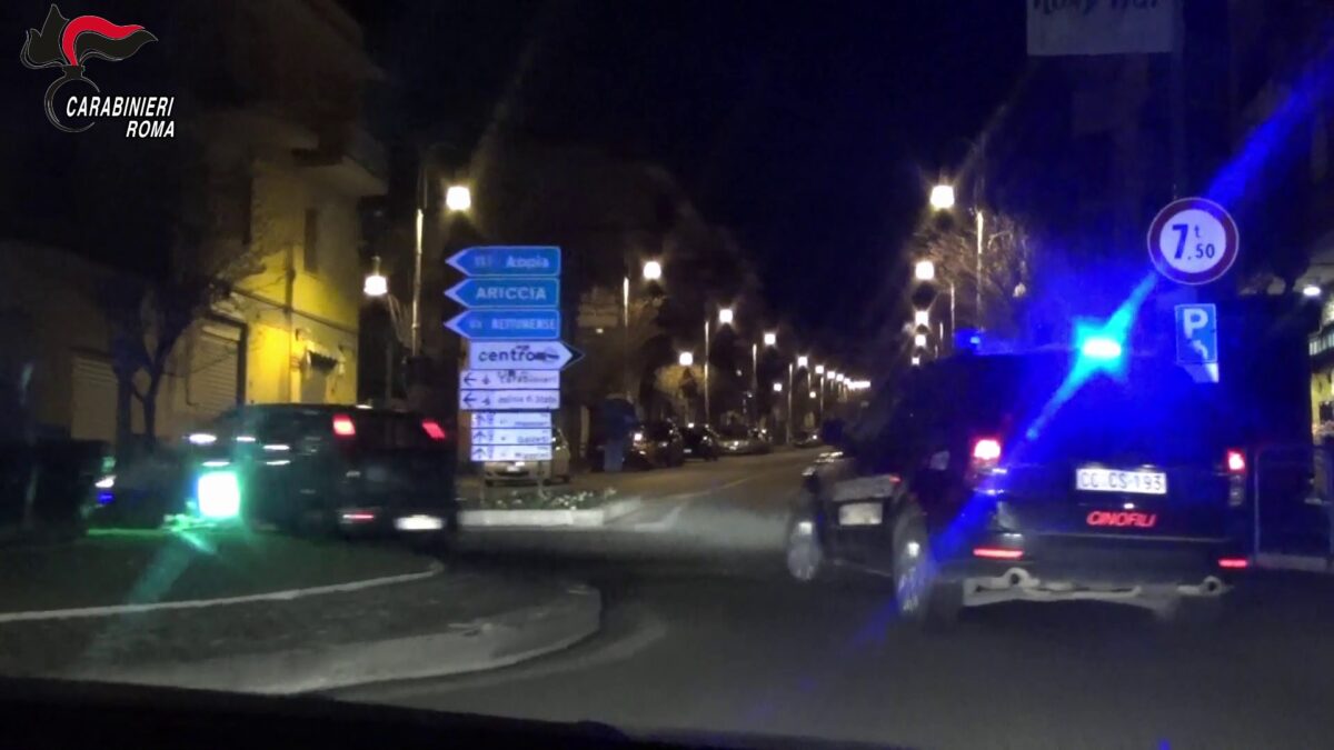 Sequestro da un milione di euro dei Carabinieri di Velletri