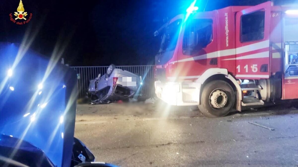 Incidente mortale sull'Olimpica nella notte