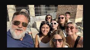 Russel Crowe al Colosseo
