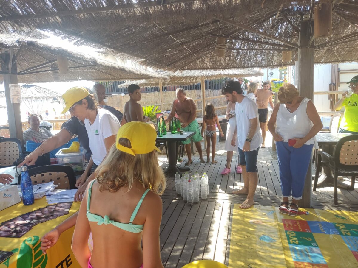 Riciclaestate di Legambiente in ognuna delle spiagge del Lazio