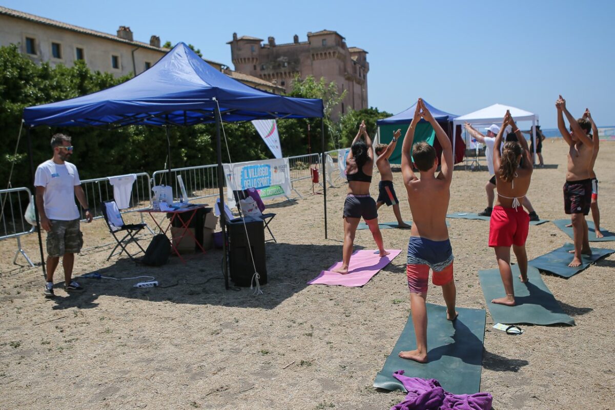 Il ‘Villaggio dello Sport sotto il cielo del Castello’ compie un mese