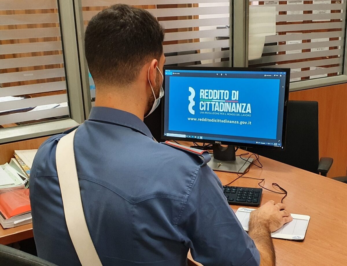 Reddito di cittadinanza percepito senza diritto: 399 denunce