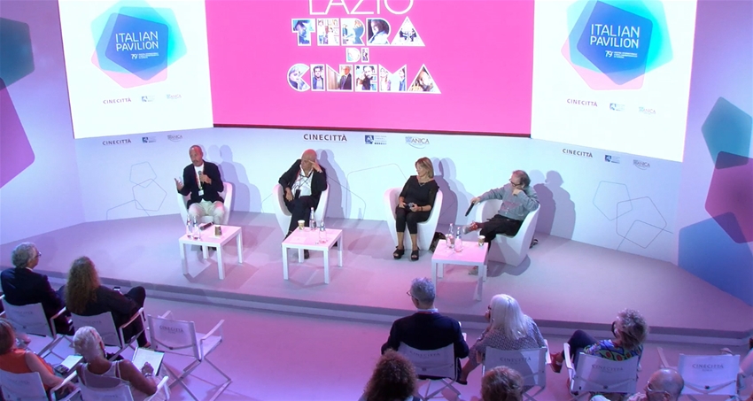 Presentate alla Mostra del Cinema di Venezia le iniziative della Regione Lazio