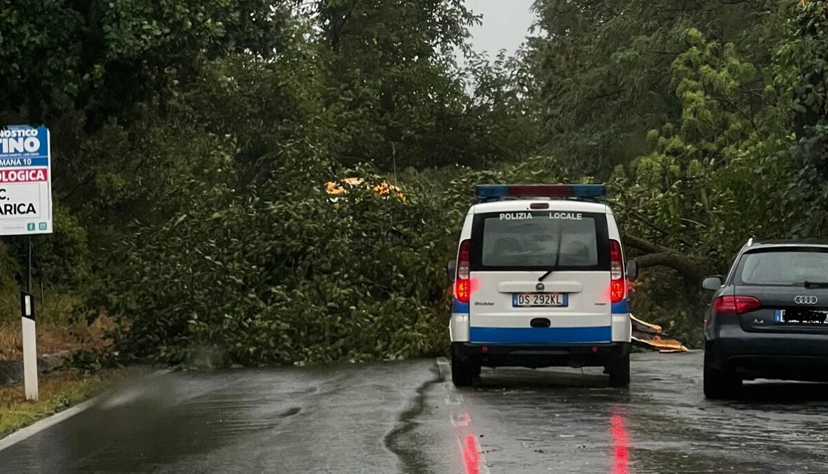 Bomba d'acqua che ha colpito i dintorni di Roma