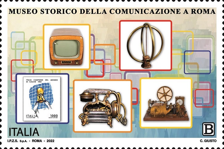 Francobollo dedicato al Museo Storico della Comunicazione