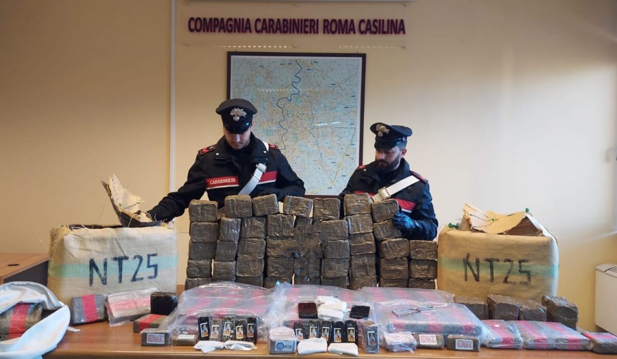 Colpo antidroga messo a segno dai Carabinieri in via di Torre Maura