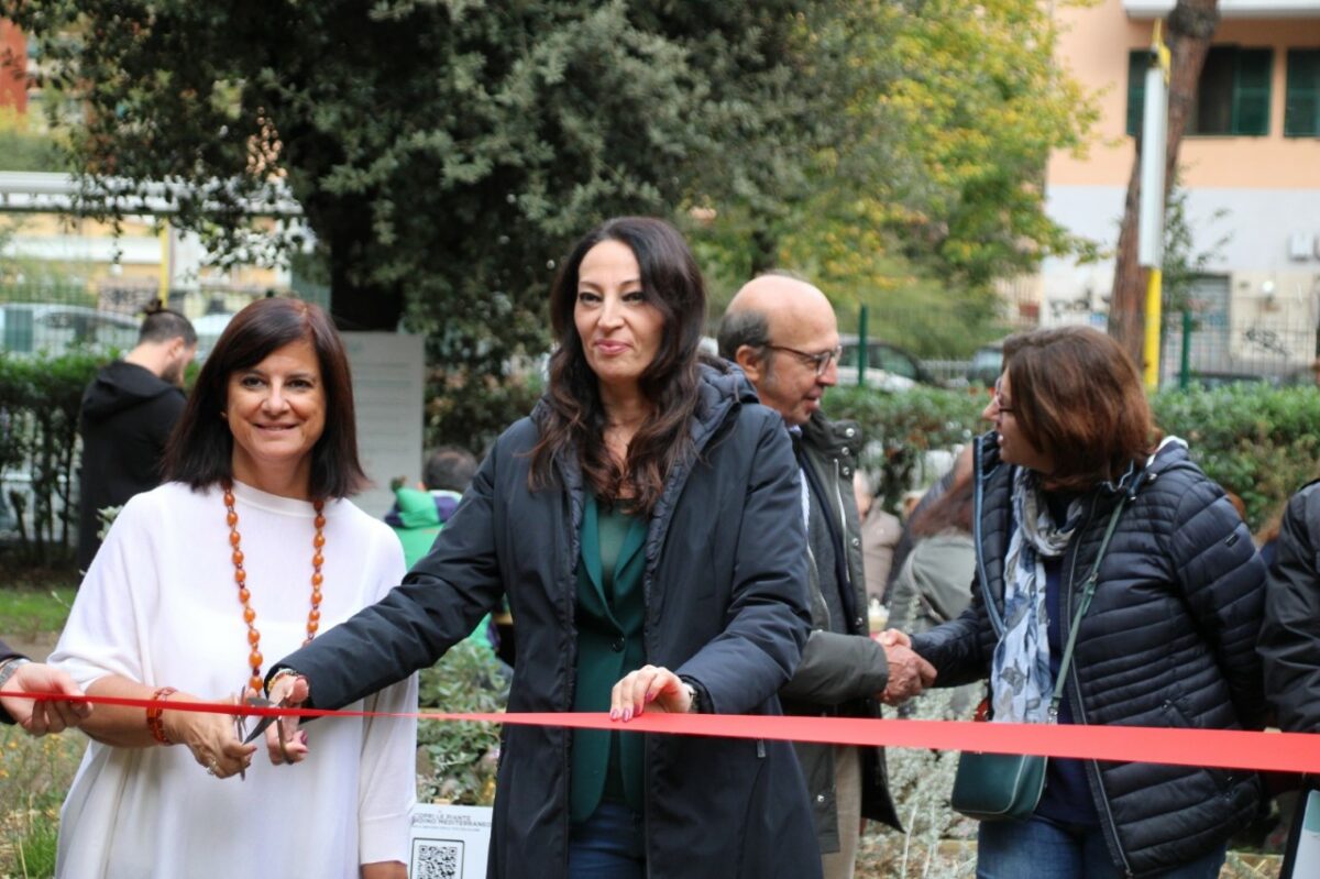 Inaugurato l’intervento di riqualificazione del Parco Donatella Colasanti