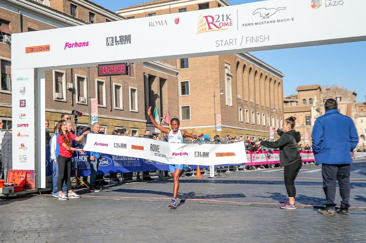 Rome 21K accompagnata da una splendida giornata