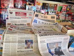 Vendita giu' dei quotidiani