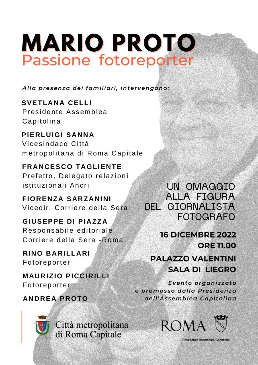 Mario Proto, Passione Fotoreporter