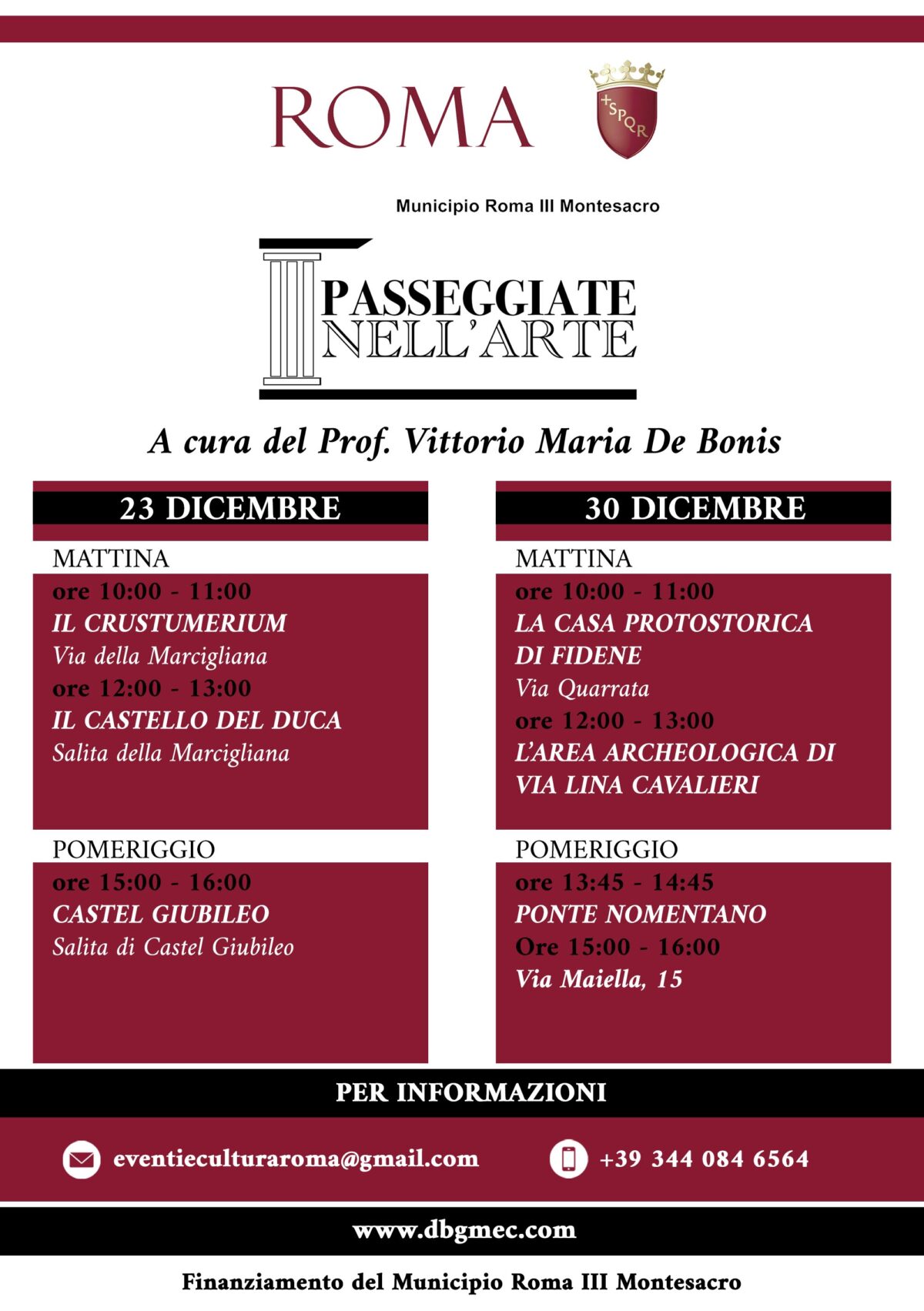 Passeggiate nell’arte in Municipio III