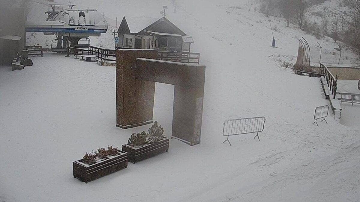 Finalmente la neve sulle stazioni del Centro