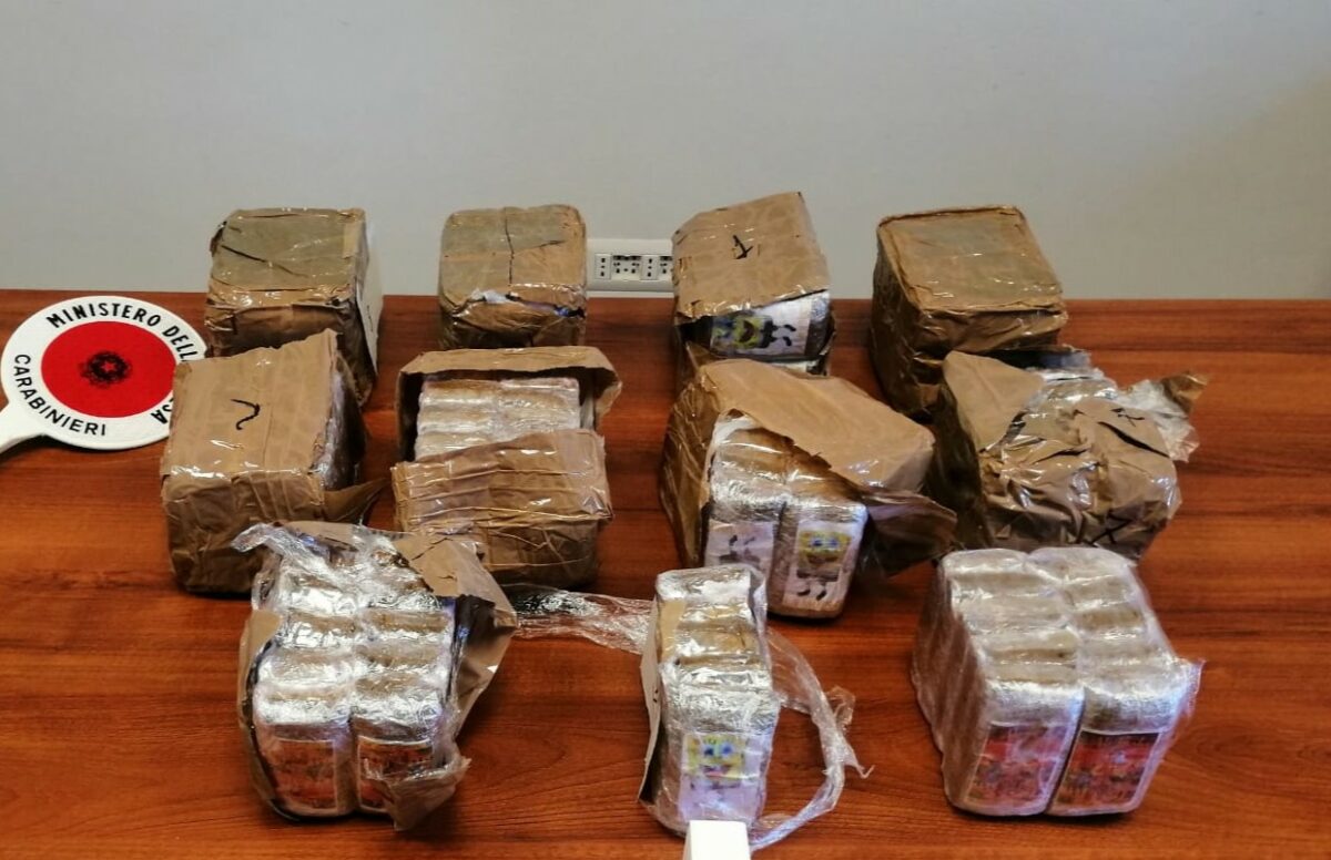 Oltre 10 chili di stupefacente sequestrato nella Capitale dai Carabinieri