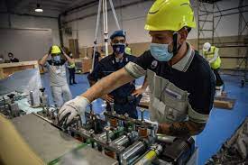 Produzione industriale in calo