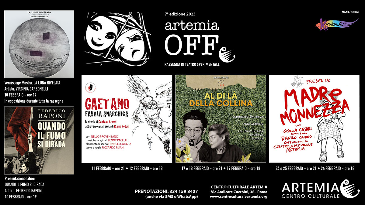 X Stagione di Artemia dal 10 al 26 febbraio
