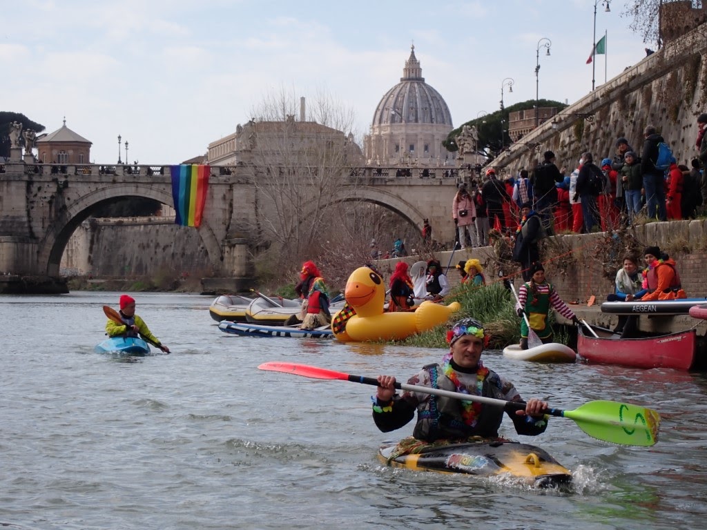 Carnevale sul Tevere il 19