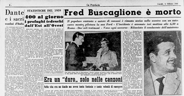 Fred Buscaglione è morto
