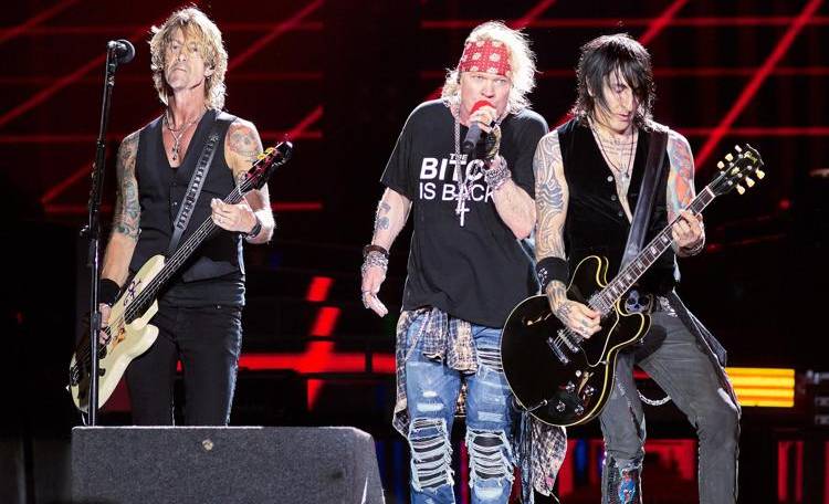 Arrivano i Guns Roses a Roma