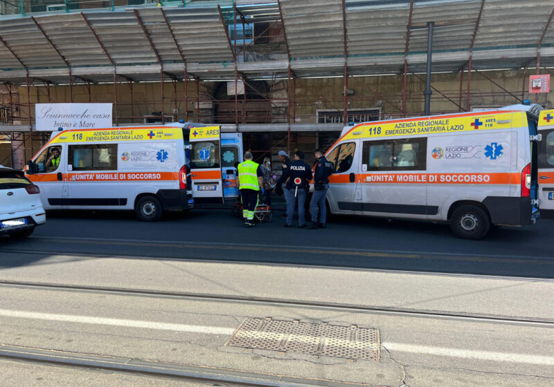 Investita sulla via Flaminia