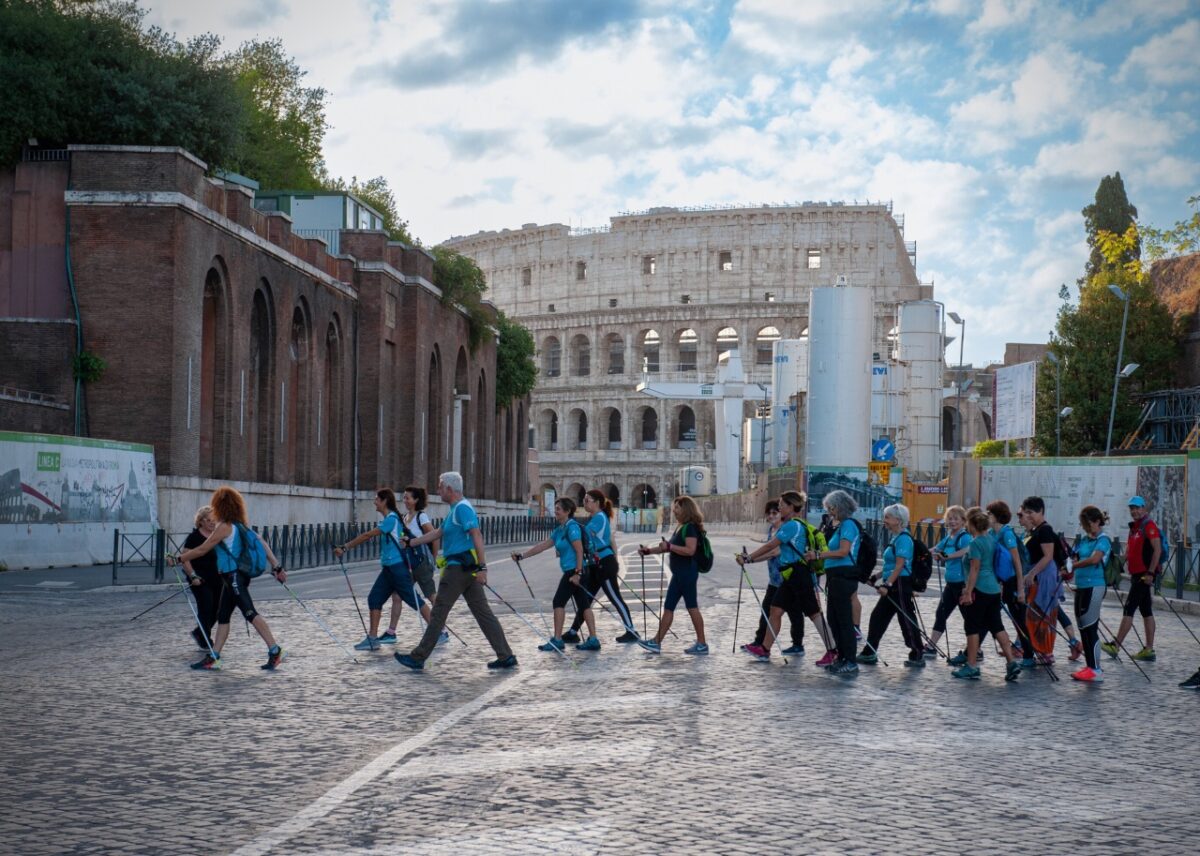 L'International Nordic Walking Festival nella Capitale