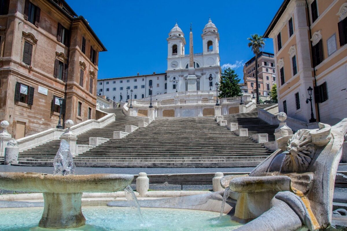 Idropulitrice guasta Piazza di Spagna