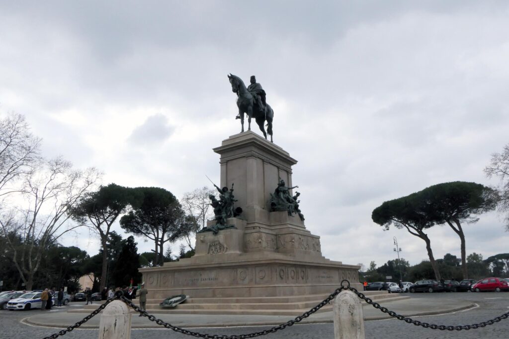 Statua Garibaldi restituita