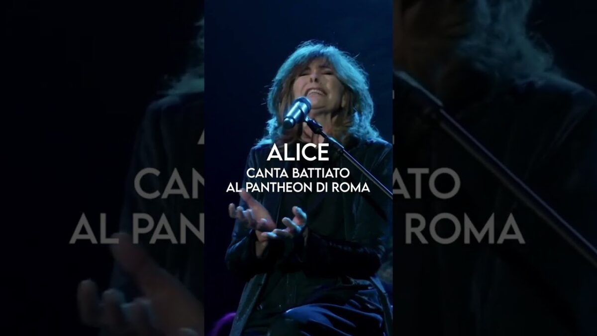 Alice canta Battiato al Pantheon