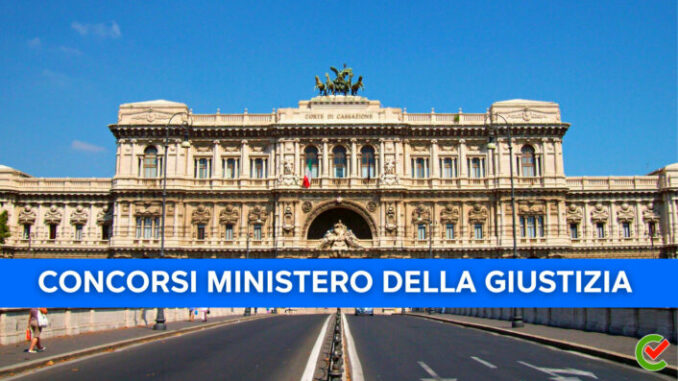 Concorso ministero giustizia