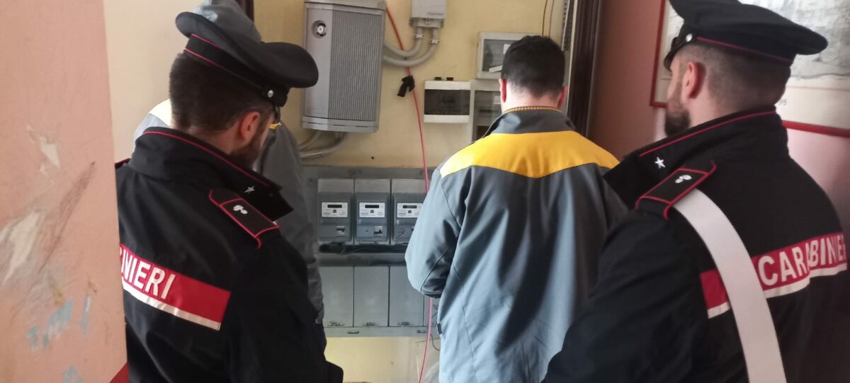 Allacci abusivi scoperti a Castelverde dai Carabinieri
