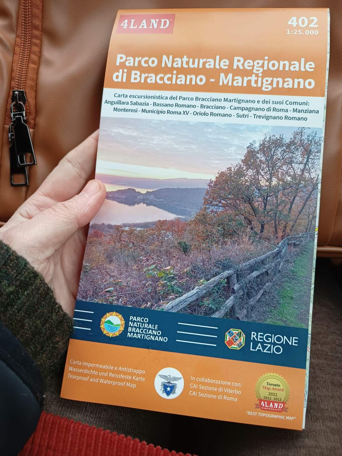 Il Parco Bracciano-Martignano ha una nuova Carta escursionistica