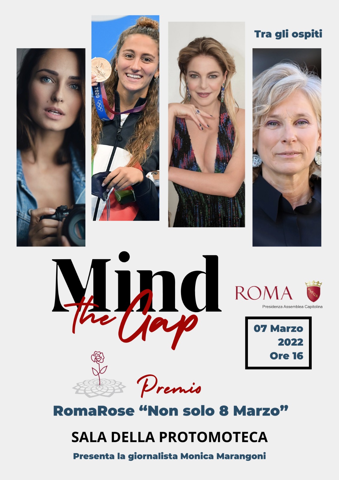Premio “RomaRose - Non solo 8 marzo” in Campidoglio