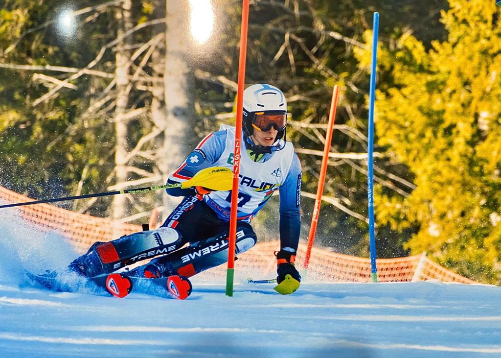 Argento vivo per Edoardo Lallini in slalom a Ponte di Legno