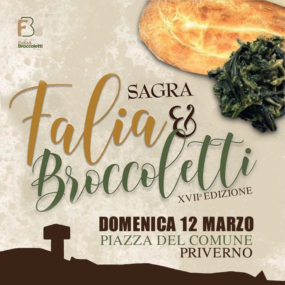 La Sagra Falia & Broccoletti a Priverno domenica 12 marzo