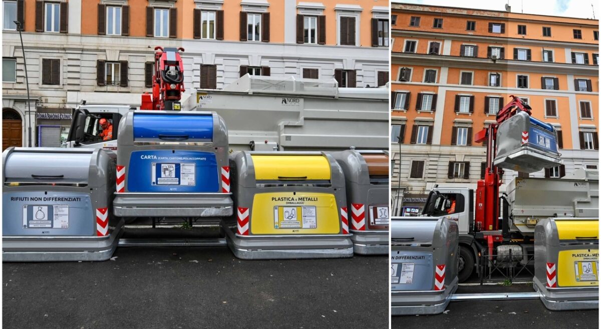 AMA posiziona cassonetti