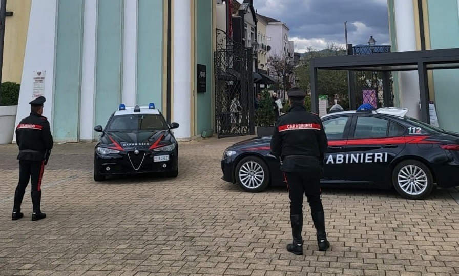 Furto sventato all'Outlet di Valmontone