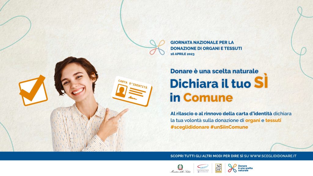 Il Comune di Cerveteri aderisce a "Donare è una scelta naturale"